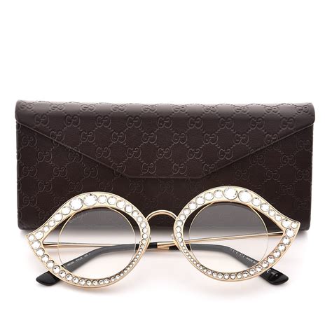 Gucci crystal eyeglasses